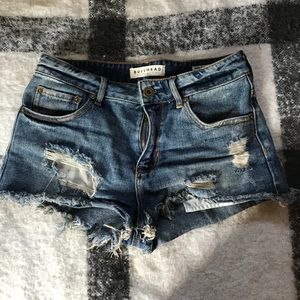High waisted shorts